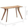 vidaXL Eettafel 120x58x76 cm massief acaciahout