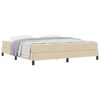 vidaXL Boxspringbed Cr&egrave;me 180 x 200 cm Stof