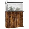 vidaXL Aquariumstandaard 81x36x73 cm bewerkt hout gerookt eikenkleurig