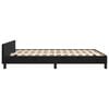 vidaXL Bedframe zonder matras 140x200 cm fluweel zwart