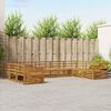 vidaXL Sofa-Sets 9 pcs Naturel Massief Acaciahout