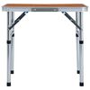 vidaXL Campingtafel inklapbaar 60x45 cm aluminium
