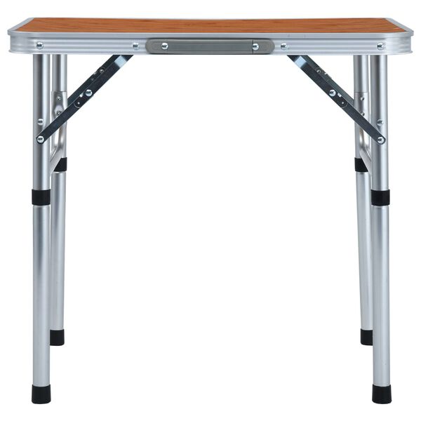 vidaXL Campingtafel inklapbaar 60x45 cm aluminium