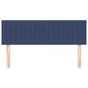 vidaXL Hoofdborden 2 st 72x5x78/88 cm stof blauw