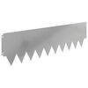 vidaXL Tuinrand 20 st 103 x 30 cm metaal Zilverkleurig