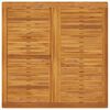 vidaXL Tuintafel 110x110x75 cm massief acaciahout