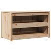 vidaXL Keukenkast met plank Bruin 106 x 55 x 64 cm Massief grenenhout