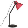 vidaXL Bureaulamp 25 W E27 17x17x60 cm verweerd rood