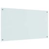 vidaXL Keuken Spatscherm 2 pcs Wit 110 x 60 cm gehard glas