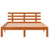 vidaXL Bedframe zonder matras massief grenenhout wasbruin 120x190 cm