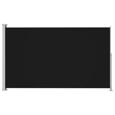 vidaXL Tuinscherm uittrekbaar 220x300 cm zwart