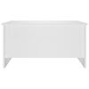 vidaXL Salontafel 80x55,5x41,5 cm bewerkt hout wit