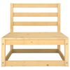 vidaXL 2-delige Loungeset met kussens massief grenenhout