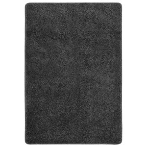 vidaXL Vloerkleed shaggy anti-slip 160x230 cm donkergrijs