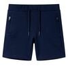 vidaXL Kindershort 128 marineblauw