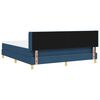 vidaXL Boxspringbed met matras Blauw 200 x 180 cm Polyester
