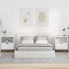 vidaXL Nachtkastje met lade 2 pcs Wit 49 x 36 x 61 cm Bewerkt hout
