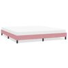 vidaXL Bedframe zonder matras 200x220 cm fluweel roze