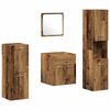 vidaXL Badkamermeubelset 4 st Oud Hout 41 x 38,5 x 46 cm Bewerkt hout