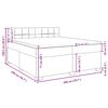 vidaXL Boxspring met matras fluweel donkergroen 200x200 cm