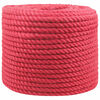vidaXL Jute Touw 12 mm Rood 100% Tossa jute
