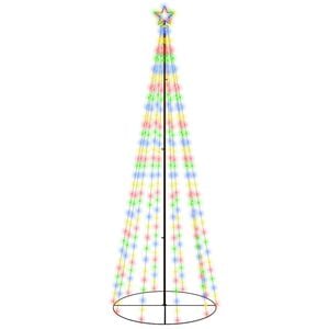 vidaXL Kegelkerstboom 310 LED's 100x300 cm meerkleurig