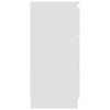 vidaXL Dressoir 60x35x76 cm bewerkt hout wit