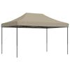 vidaXL Partytent inklapbaar pop-up 440x292x315 cm taupe