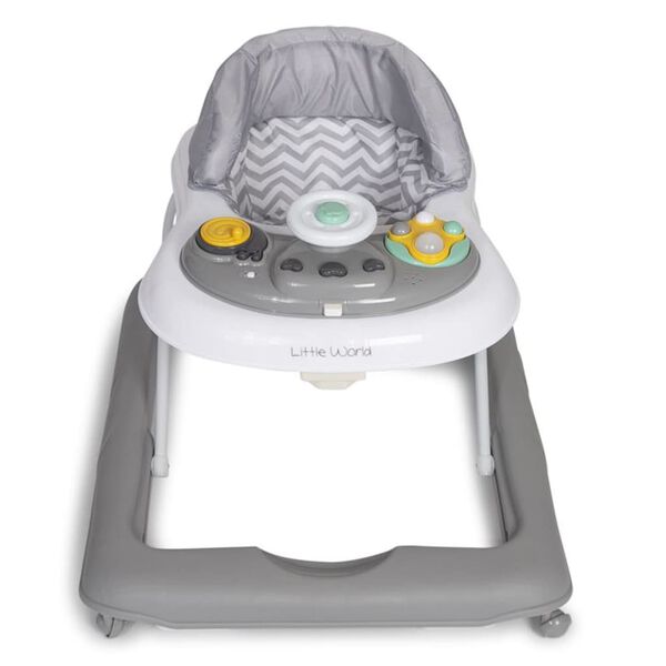 Little World Loopspeelgoed Pluto grijs