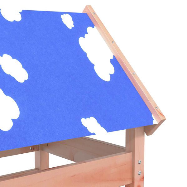 vidaXL Speeltoren Bruin 52,5 x 85 x 239 cm Massief Douglas hout