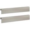 vidaXL Afdekprofiel voor tuinafboording 2 st 100 x 6 x 15 cm