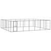 vidaXL Hondenkennel 50,82 m&sup2; staal