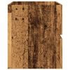 vidaXL Wastafelkast 100x38,5x45 cm bewerkt hout oud houtkleurig