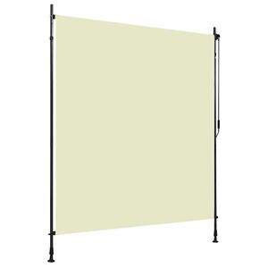 vidaXL Rolgordijn voor buiten 200x270 cm cr&egrave;me