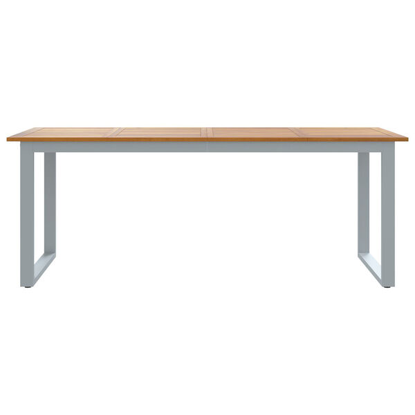 vidaXL Tuintafel met U-vormige poten 200x90x75 cm massief acaciahout