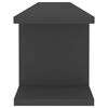vidaXL Wandschappen 2 st 105x18x20 cm bewerkt hout grijs