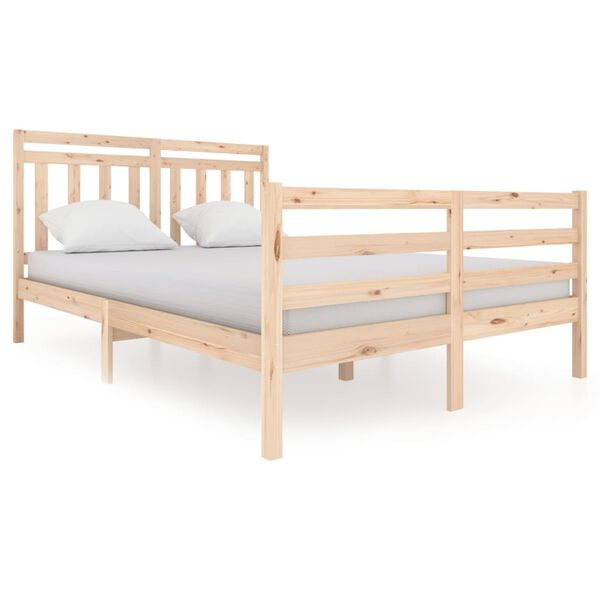 vidaXL Bedframe massief hout 140x200 cm