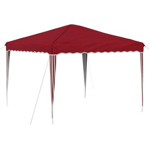 vidaXL Pop-up partytent 288 x 288 x 245 cm Bordeauxrood Oxford Stof