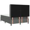vidaXL Boxspringbed met matras Donkergrijs 200 x 160 cm Stof