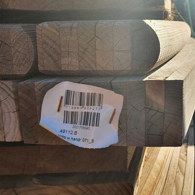vidaXL B-stock Tuinbrug 170x74x105 cm geïmpregneerd massief grenenhout
