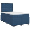 vidaXL Boxspringbed met matras Blauw 120 x 190 cm Stof