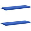 vidaXL 2-delige Bankkussens SOEST 2 st 100% Polyester Koninklijk Blauw