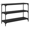 vidaXL Boekenkast Zwart eiken 100 x 33 x 70,5 cm