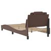 vidaXL Bedframe "Viana" zonder matras kunstleer bruin 80x200 cm