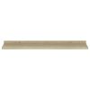 vidaXL Wandplanken 2 st Sonoma eiken 80x9x3 cm