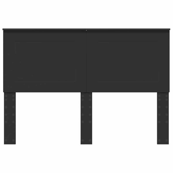 vidaXL Hoofdbord Zwart Eiken 160 cm Bewerkt hout