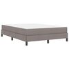 vidaXL Boxspringbed met matras Taupe 140 x 190 cm Stof
