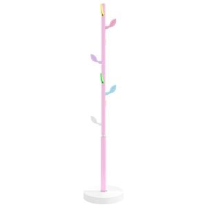 vidaXL Kapstok 172 cm gepoedercoat ijzer roze