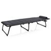 Campart Travel Ligstoel Ancona inklapbaar 200x67x35 cm antracietkleurig