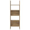 vidaXL Boekenkast Artisan Eiken 60 x 35 x 180 cm Bewerkt hout